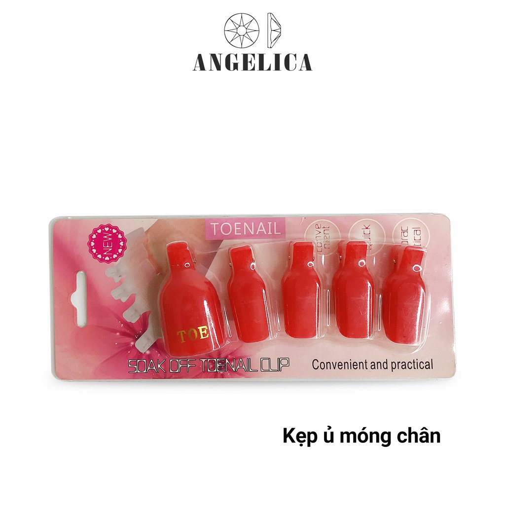 Set 5 Kẹp Ủ Móng Chân Phá Sơn Gel ANGELICA KUC