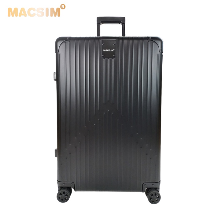Vali hợp kim nhôm nguyên khối MS1104 Macsim cao cấp màu đen cỡ 29 inches, 29inches
