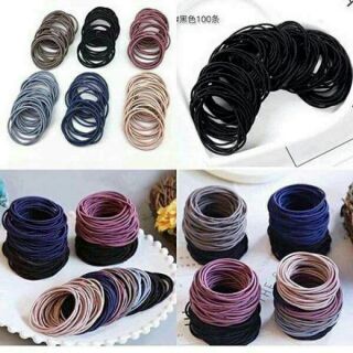 Túi dây buộc tóc 100 cái