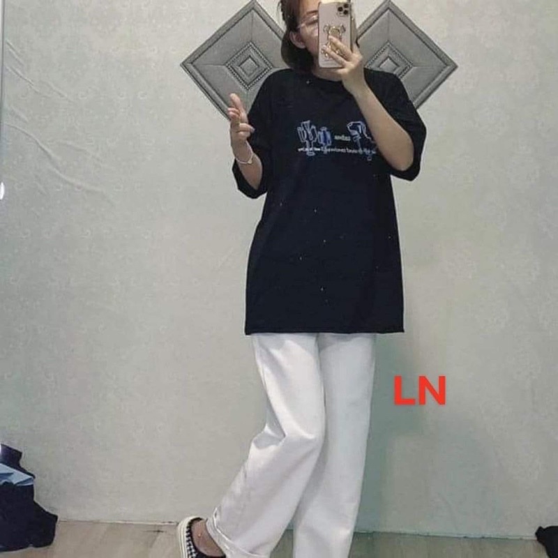 Sét áo sương rồng và chín mặt người +quần kaki trắng