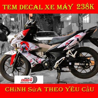 Tem Trùm Winner X Samurai Trắng Đỏ