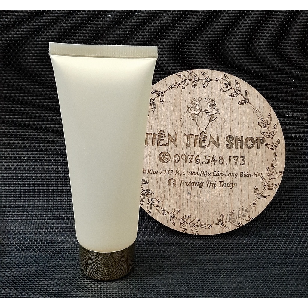 Tuýp nhựa phun vàng  mờ nắp xi vàng 100ml
