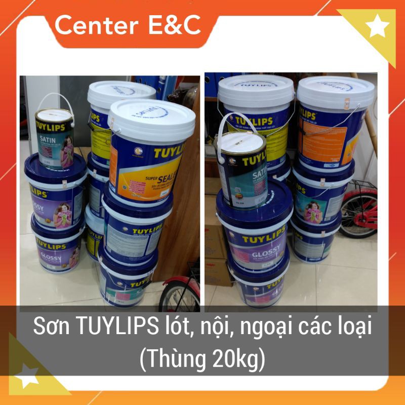 [CHÍNH HÃNG] Hệ thống sơn nội thất Tuylips Thùng 20kg các loại tường trần trong nhà giá rẻ