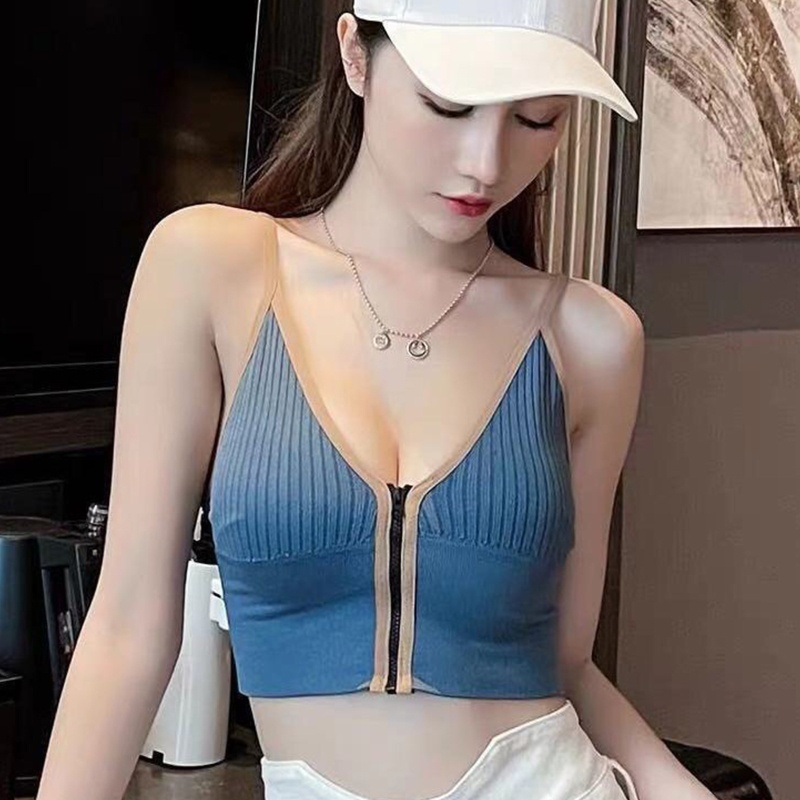 Áo Ba Lỗ Cổ Chữ V Khoét Sâu Có Mút Đệm Quyến Rũ Dành Cho Nữ