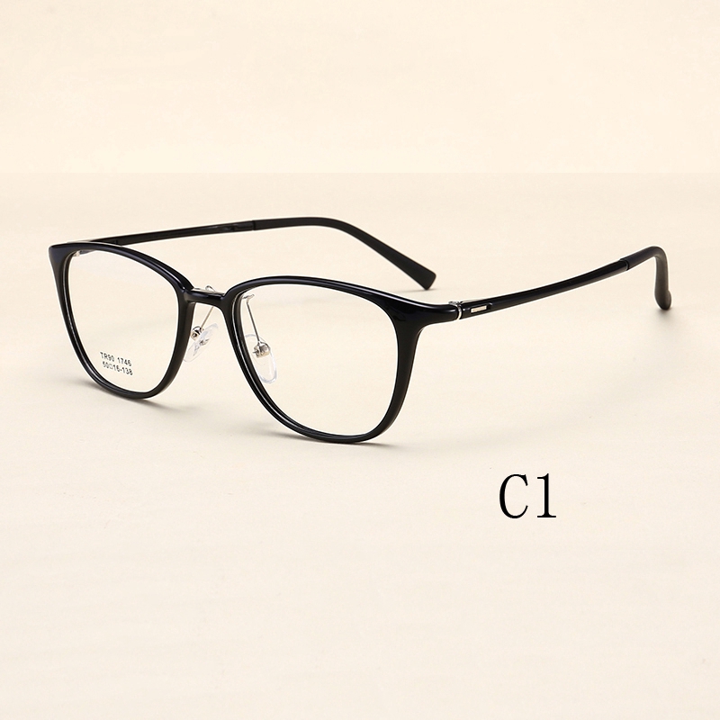 Fashion Tr90 Ultra Light Eyewear Men's Casual Full Frame Frame Female Students Glasses