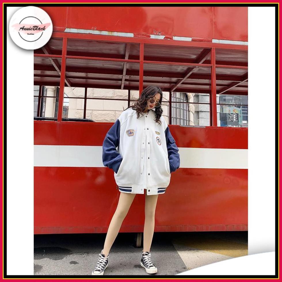 [Mã  ANUI20 hoàn 20k xu đơn 0đ] Áo Bomber Nỉ Cattee Dáng Rộng Nam Nữ 🦋 Áo Khoác Tay Phối Túi Hộp Tay Unisex 🦋 AB | BigBuy360 - bigbuy360.vn