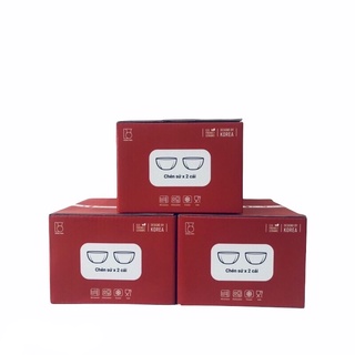 BỘ 2 CHÉN BÁT ĂN CƠM CAO CẤP NGUYÊN HỘP PL601- NESTLE