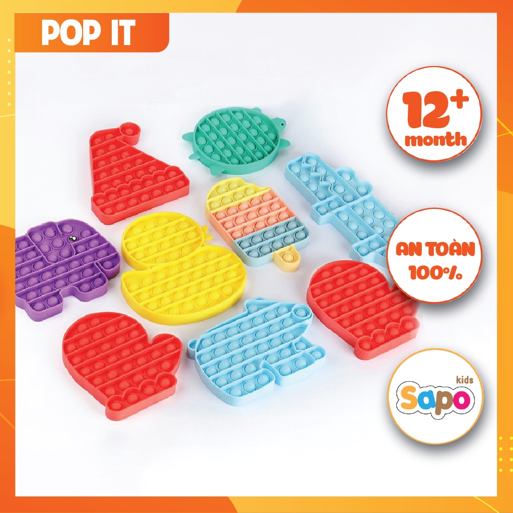 Pop it Đồ Chơi Bấm Bong Bóng Giải Toả Căng Thẳng Cho Cả Nhà Nhiều Mẫu Dễ Thương SAPO KIDS