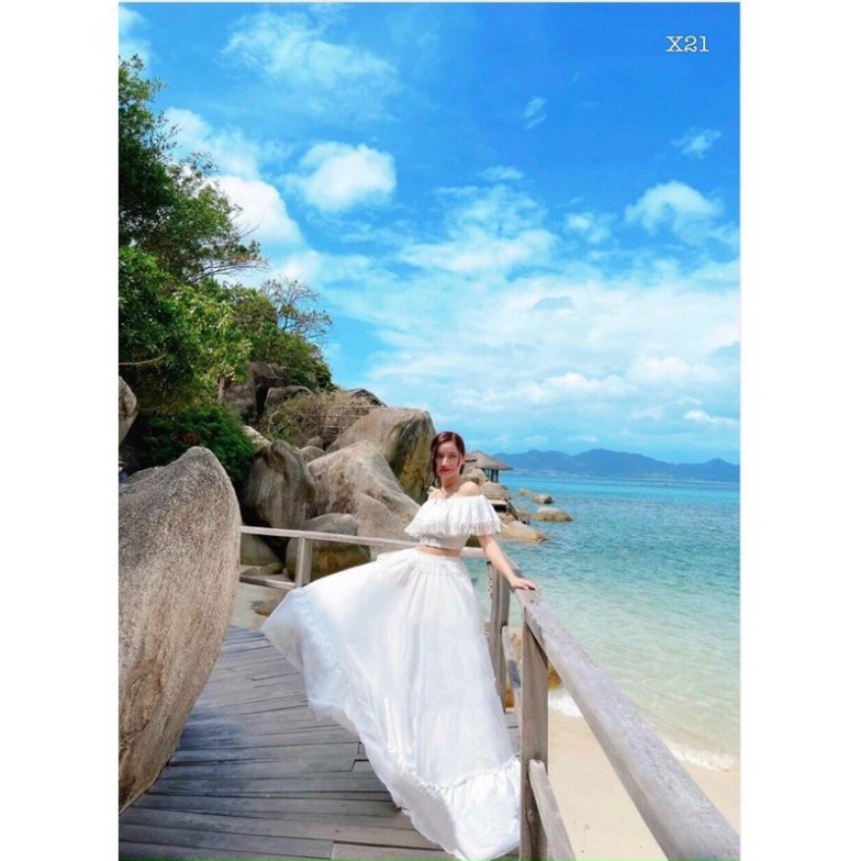 SÉT ÁO HỞ VAI CHÂN VÁY MẪU MỚI VỀ