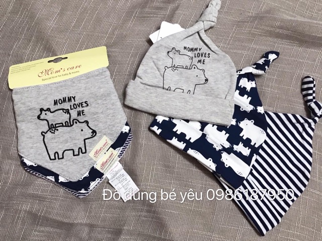 Mũ củ tỏi cotton cao cấp cho bé từ sơ sinh -1 tuổii