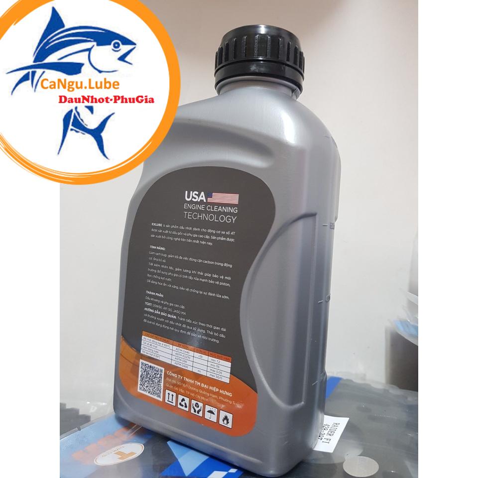 [CÓ SẴN] Nhớt xe máy EX.LUBE HI PERF 4T 500 20W50 , Nhớt EX.LUBE-TOTAL 4T 500 20W50 chai cho xe số-DauNhot-PhuGia---