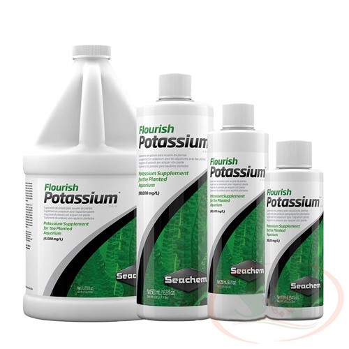 Phân nước Seachem Flourish Potassium 100ml, 250ml bổ sung kali kích rễ dưỡng thân cây thủy sinh