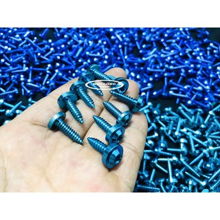 Ốc titanium GR5 đầu dù 6li2 (100% titan)