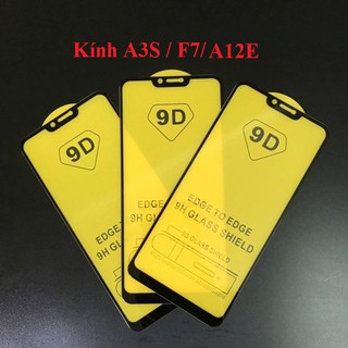 Kính cường lực full màn OPPO A3S / F7 / A12E tặng kèm keo chống hở mép