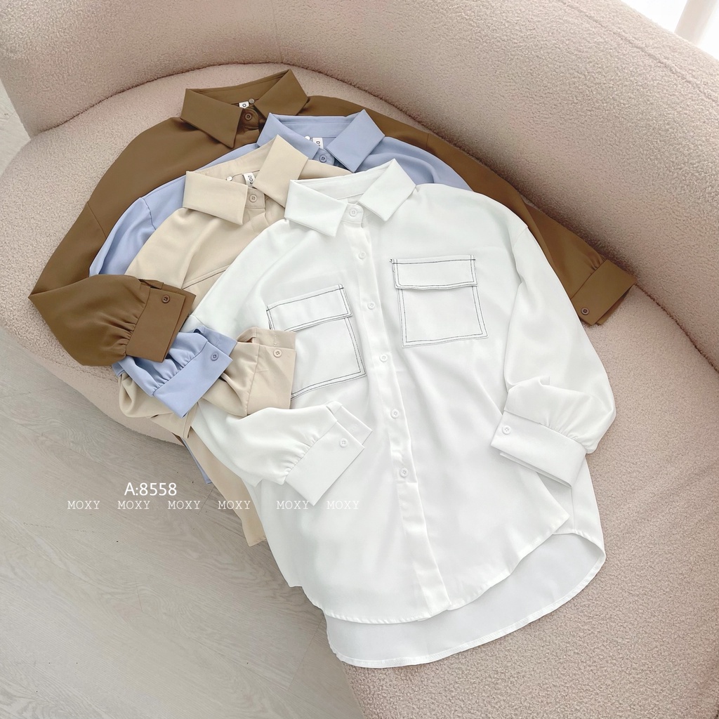 SP008558-Áo somi túi hộp