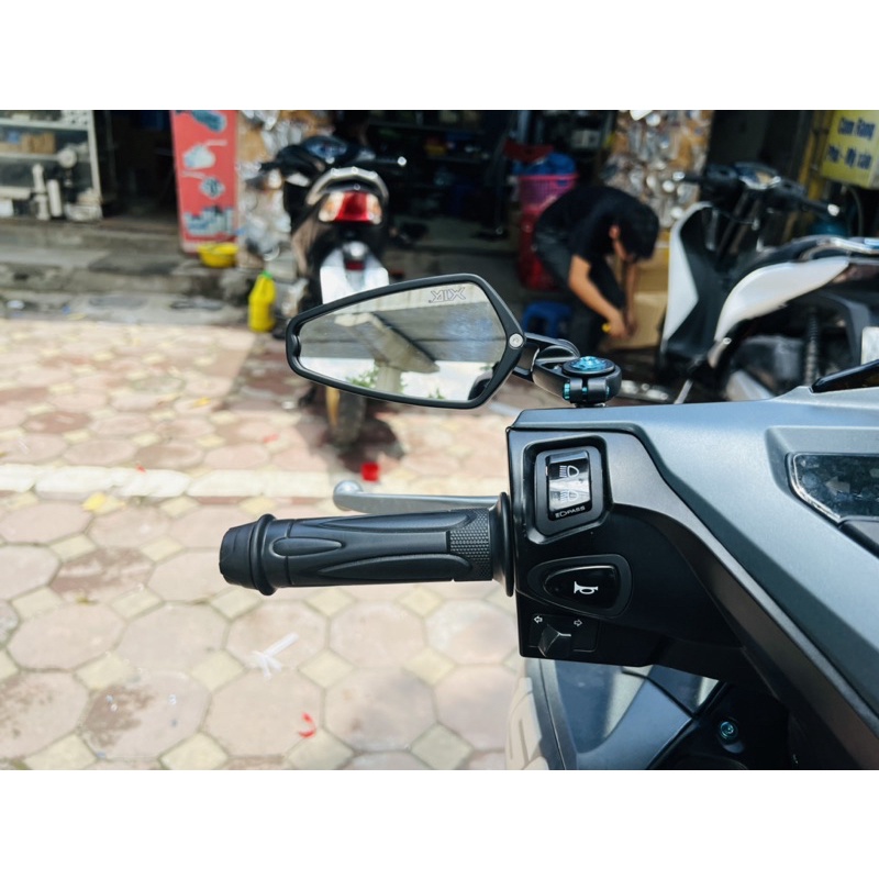 Gương Gù Xịn Mặt Kính Trắng Gắn Chân Gương