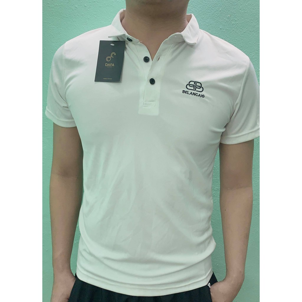 Áo Polo Nam Cổ Bẻ Chất Vải Cá Sấu Cotton Tay Lỡ | BigBuy360 - bigbuy360.vn