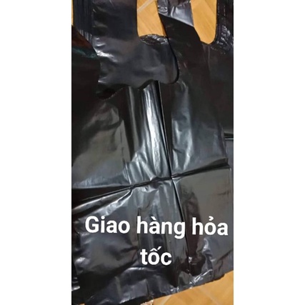 1Kg Túi rác đen loại dày dai, túi đen loại bóng hàng xịn đẹp, túi nilon, túi đựng rác bọc hàng loại 1 không hôi.