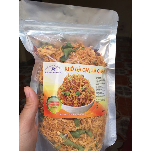Gà cay phong nguyên - 1kg được 2 túi 500gram siêu to