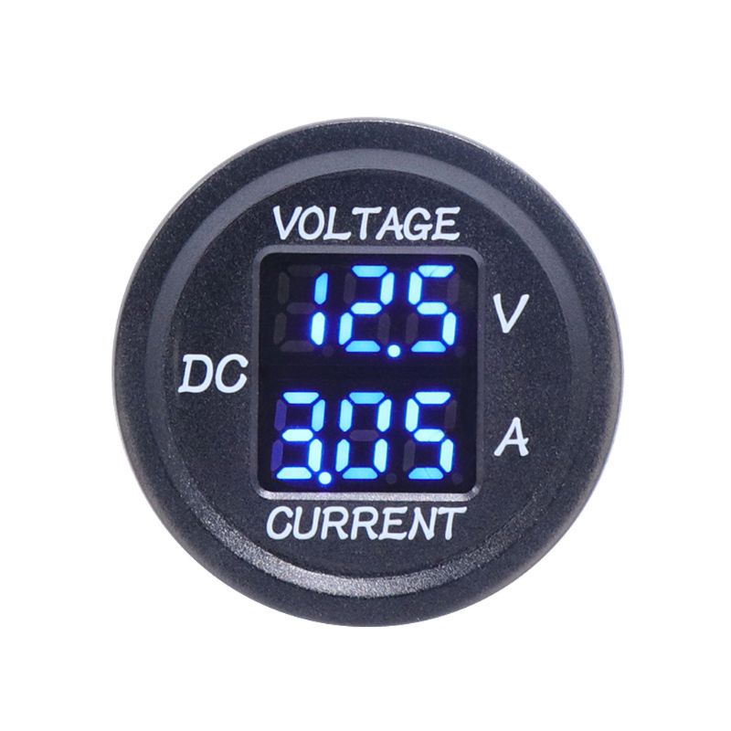 Đồng Hồ Đo Điện Áp Kỹ Thuật Số mm Có Màn Hình LED Hiển Thị Cho Xe Mô Tô E-Bike