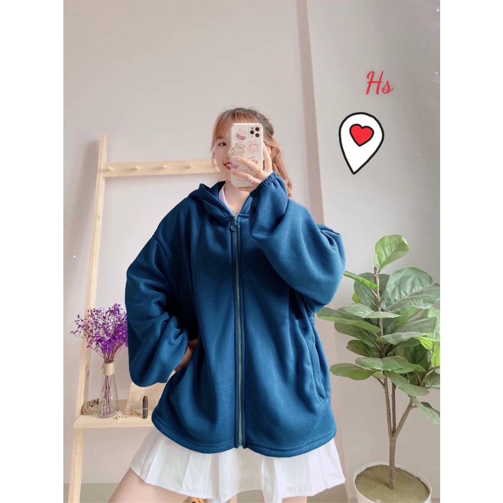 Áo Khoác Nỉ Tay Phồng Ver 2 Chất Liệu Nỉ Trơn Dày Mịn Wild.Goute SP000789 | BigBuy360 - bigbuy360.vn