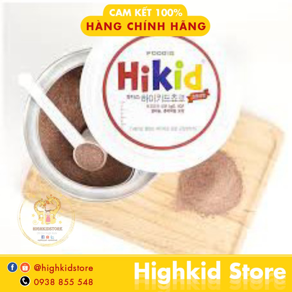 Combo 4 lon Sữa HIKID Socola 650g Hàn Quốc [NK chính hãng Phương Linh]