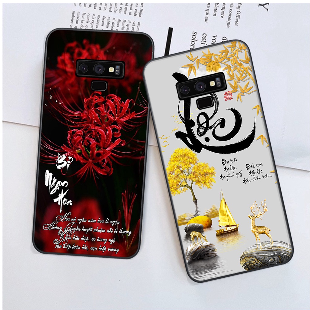 Ốp lưng Samsung Galaxy NOTE 9 in hình chữ tài chữ lộc, Cha Mẹ, bình an SIÊU ĐẸP