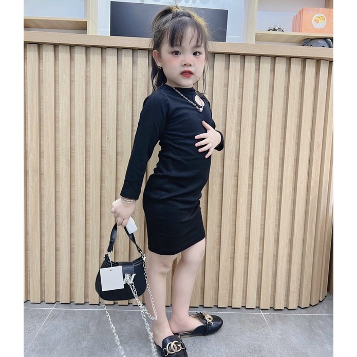 Váy body màu đen cho bé 10-18kg