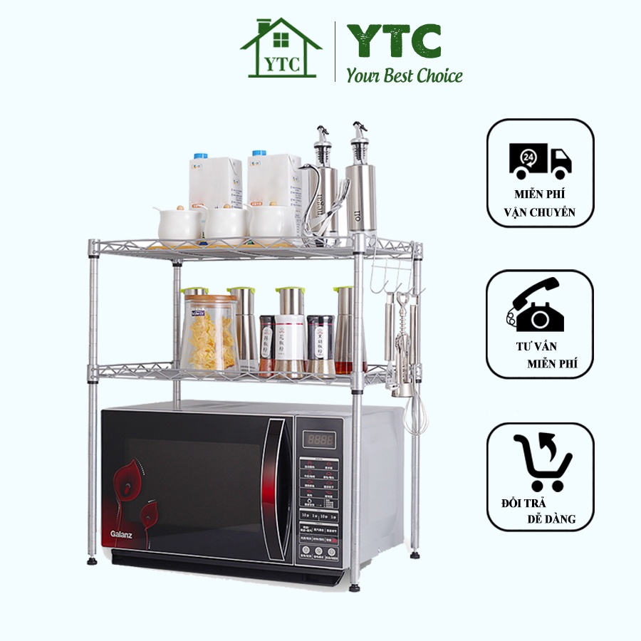 Kệ Để Lò Vi Sóng YTC 2 Tầng Điều Chỉnh Được Độ Cao