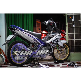 Tem Trùm Exciter 135 Trắng Đen