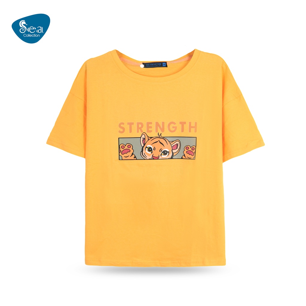Áo Thun Unisex Sea Collection Cổ Tròn Tay Ngắn Stre 7726