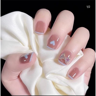 Nailbox móng úp nơ thiết kế + keo dũa