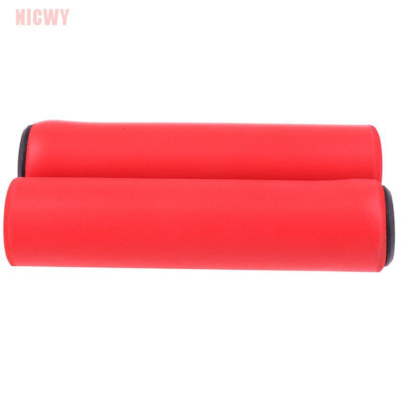 2 Vỏ Bọc Tay Cầm Xe Đạp Bằng Silicone Mềm Chống Trượt