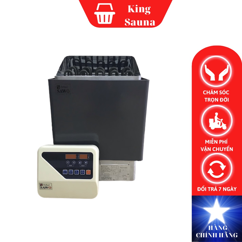 Máy xông hơi khô AMAZON 6kw , 9kw , 12kw, 15kw