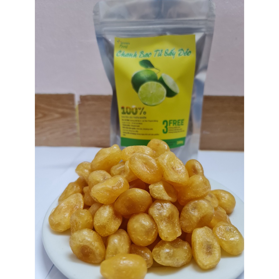 Chanh non sấy dẻo - Hàng chất lượng cao - Thơm ngon bổ dưỡng 100g - 500g