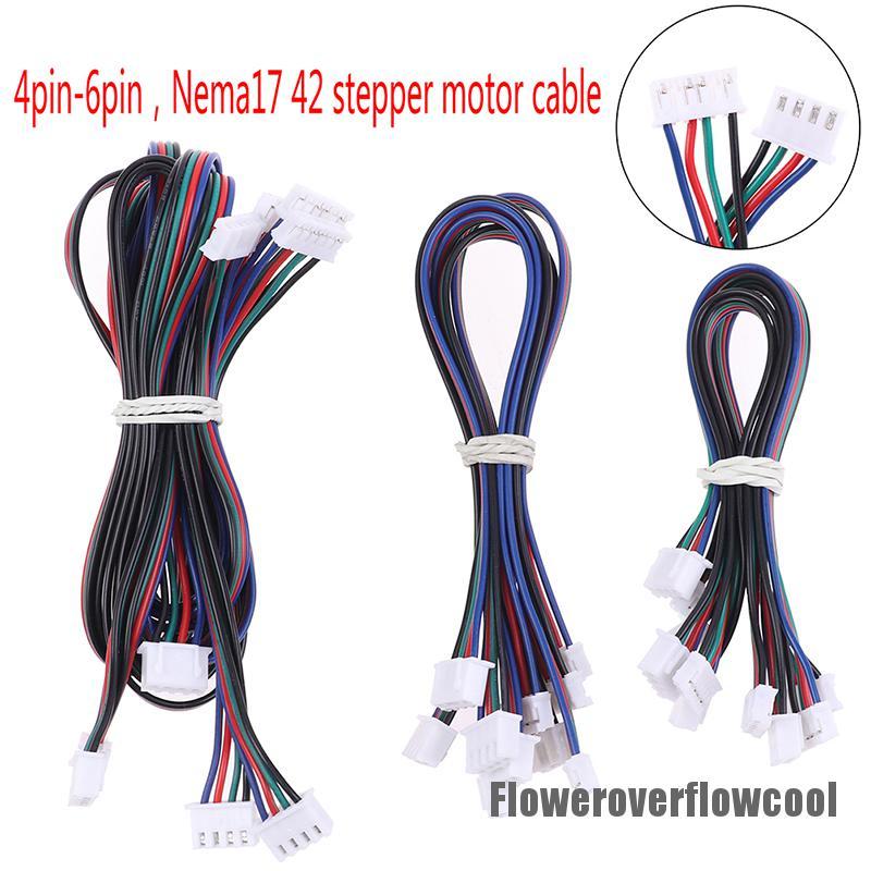 Set 5 Dây Cáp Nối Động Cơ Bước 4pin Sang 6pin Xh2.54 Cho Máy In 3d