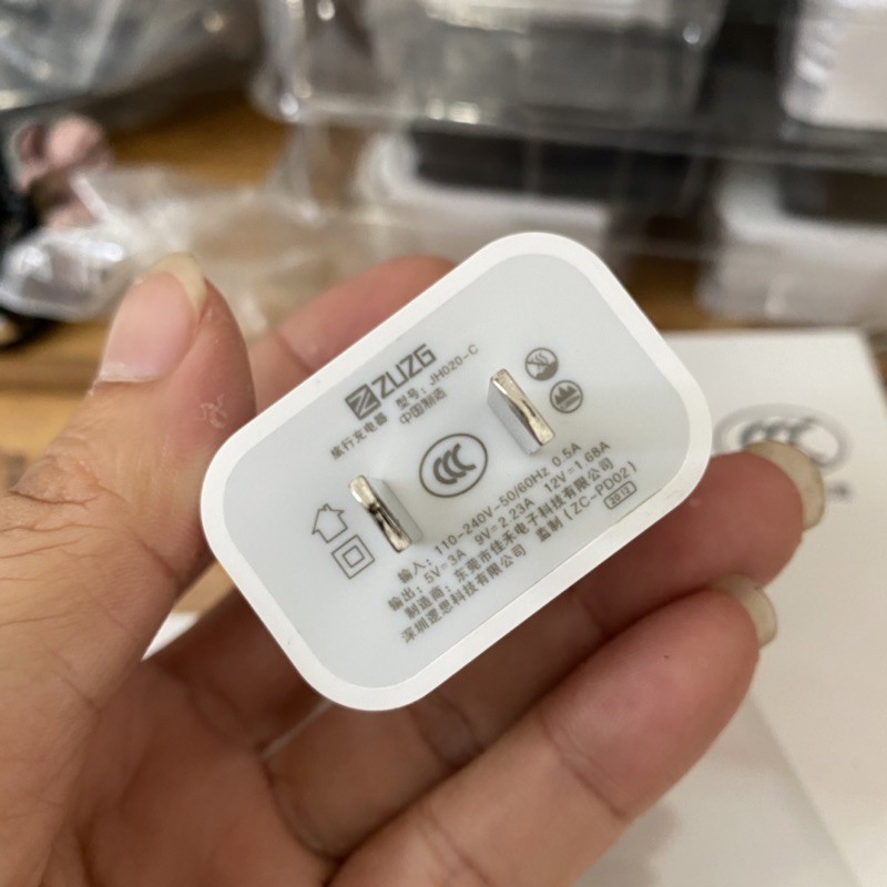 [Chuẩn 20W] Cốc Sạc Nhanh iPhone PD 20W ZUZG cổng C cho iPhone