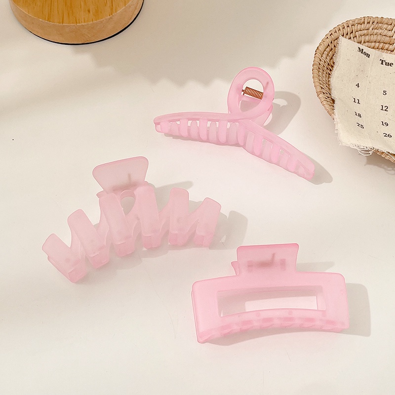 Kẹp Tóc Càng Cua Trong Suốt Phong Cách Hàn Quốc Thời Trang Cho Nữ