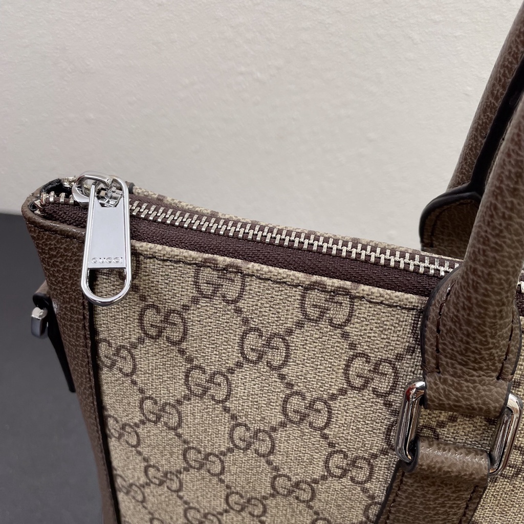 Cặp xách công sở nam da thật thời trang cao cấp Gucci GG GC phong cách thanh lịch, thời thượng