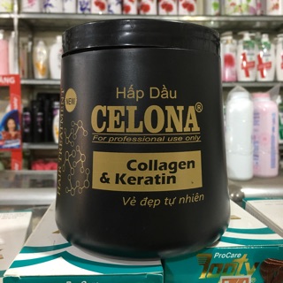 Hấp dầu Celona Collagen & Keratin vẻ đẹp tự nhiên 1000ml