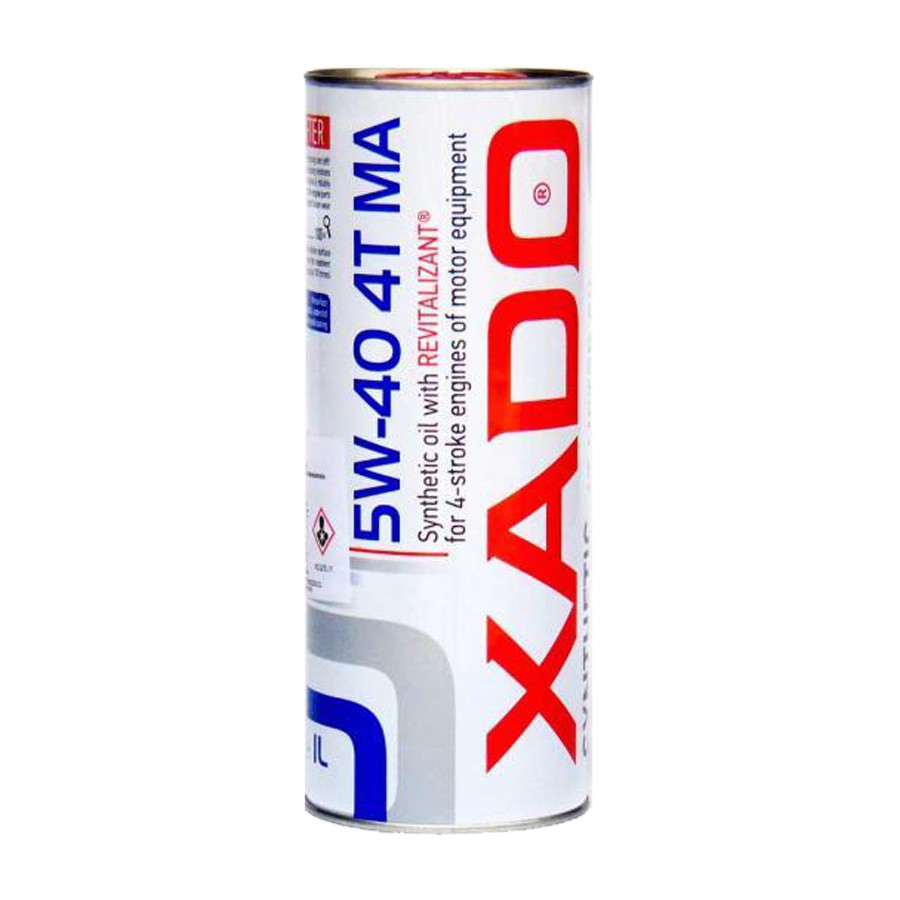 Dầu nhớt tổng hợp cao cấp xe số và xe tay côn Xado Atomic 5W-40