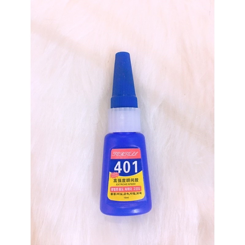 Keo 401 (dính đất sét vào chất liệu khác)