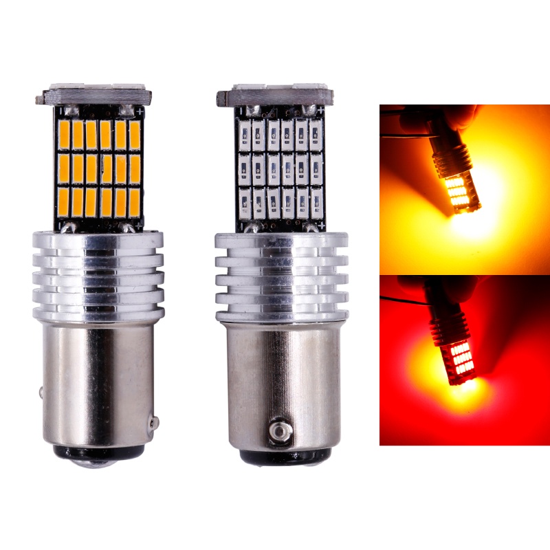 1 Đèn LED Phanh Xe Hơi T15 T20 T25 1156 BA15S P21W W16W W21W W21 / 5W 3156 3157 45SMD 4014
