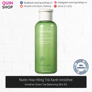 [Quinshop.vn] Nước Hoa Hồng Trà Xanh Innisfree Green Tea Balancing Skin EX