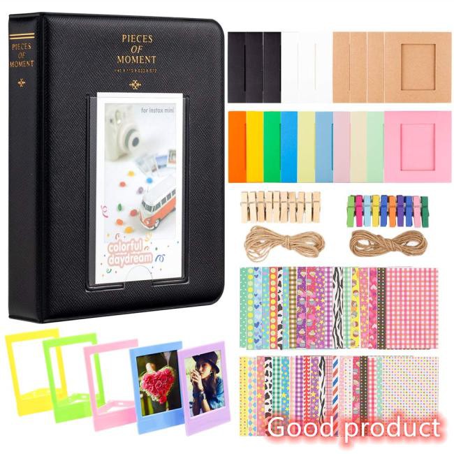 【In stock】 Photo Paper Film Album Set for Fujifilm Instax Mini Camera, Polaroid Snap, Z2300, SocialMatic Instant Cameras & Zip Instant Printer