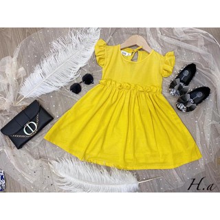 Váy đũi cánh tiên nhún eo cho bé gái (size 1-7)