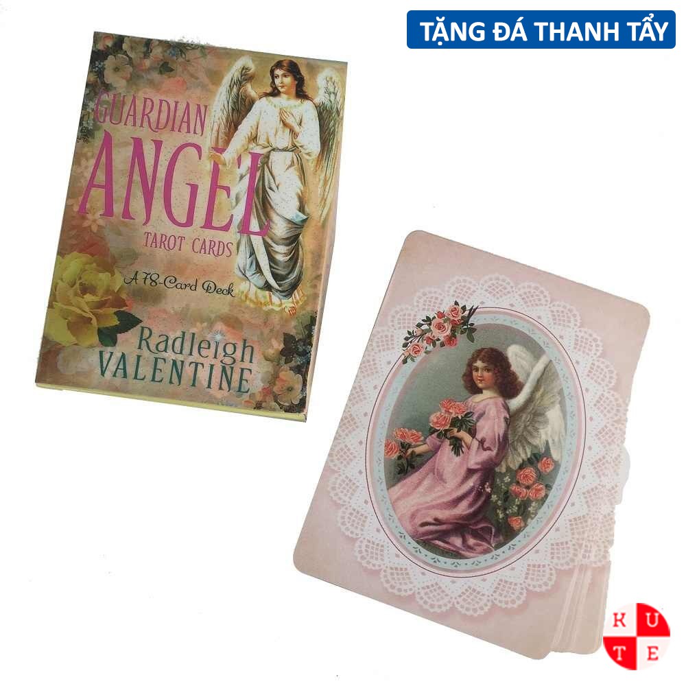 Bài Tarot Guardian Angel 78 Lá Bài Tặng Đá Thanh Tẩy C6