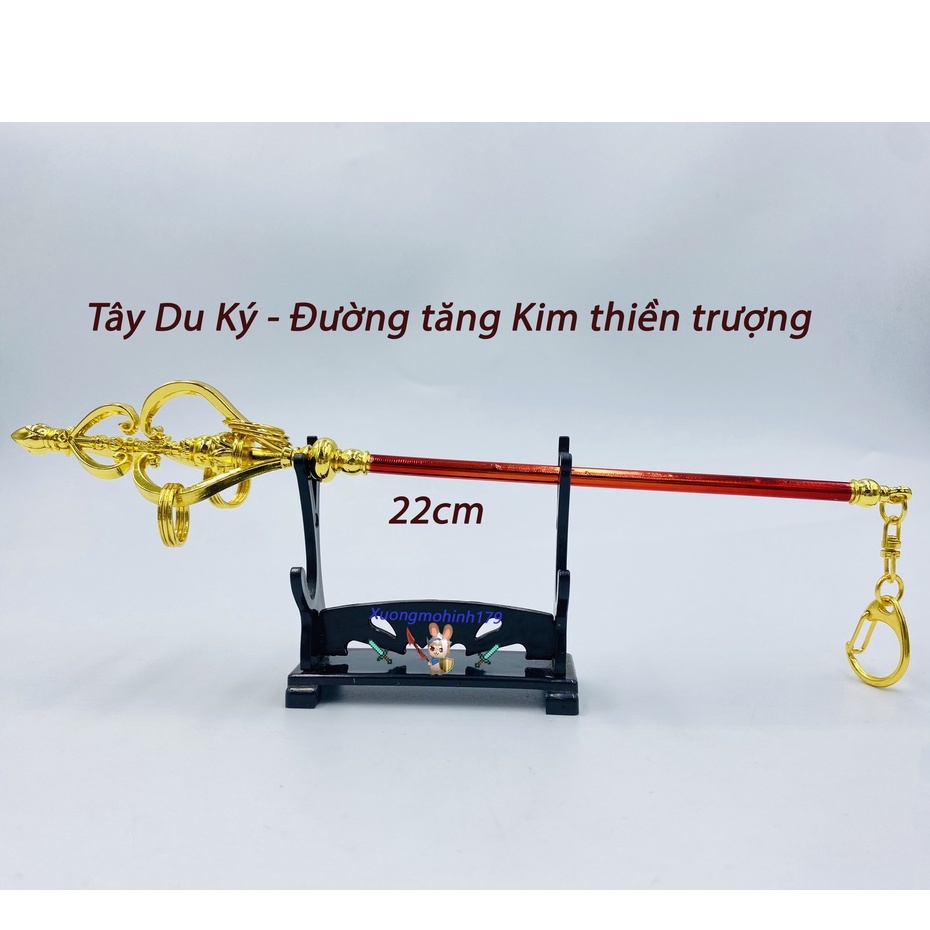 Mô hình trưng bày Tây Du Ký - Đường Tăng Kim Thiền trượng G 4