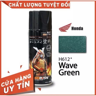Samurai H612 - Sơn xịt Samurai màu xanh Wave H612