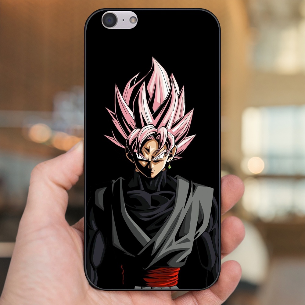 Ốp lưng Oppo A39, F3 Lite viền đen in hình Goku Dragon Ball
